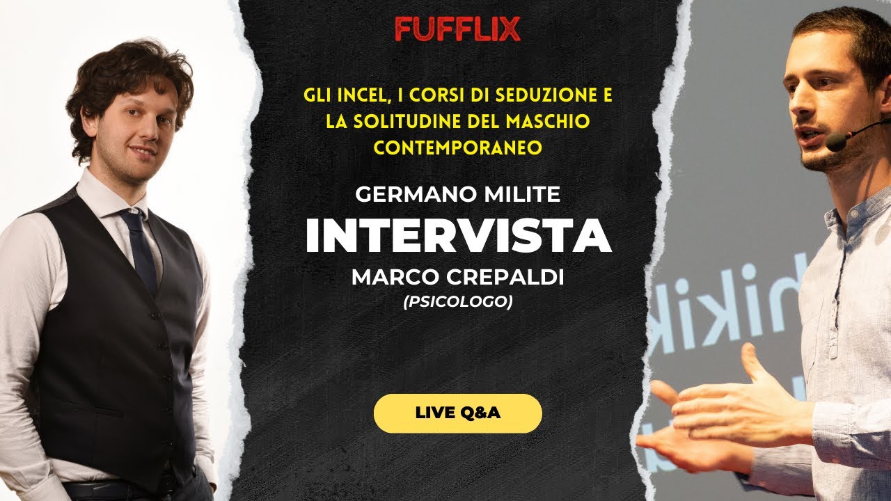 Intervista a Marco Crepaldi: incel, corsi di seduzione e la solitudine degli uomini