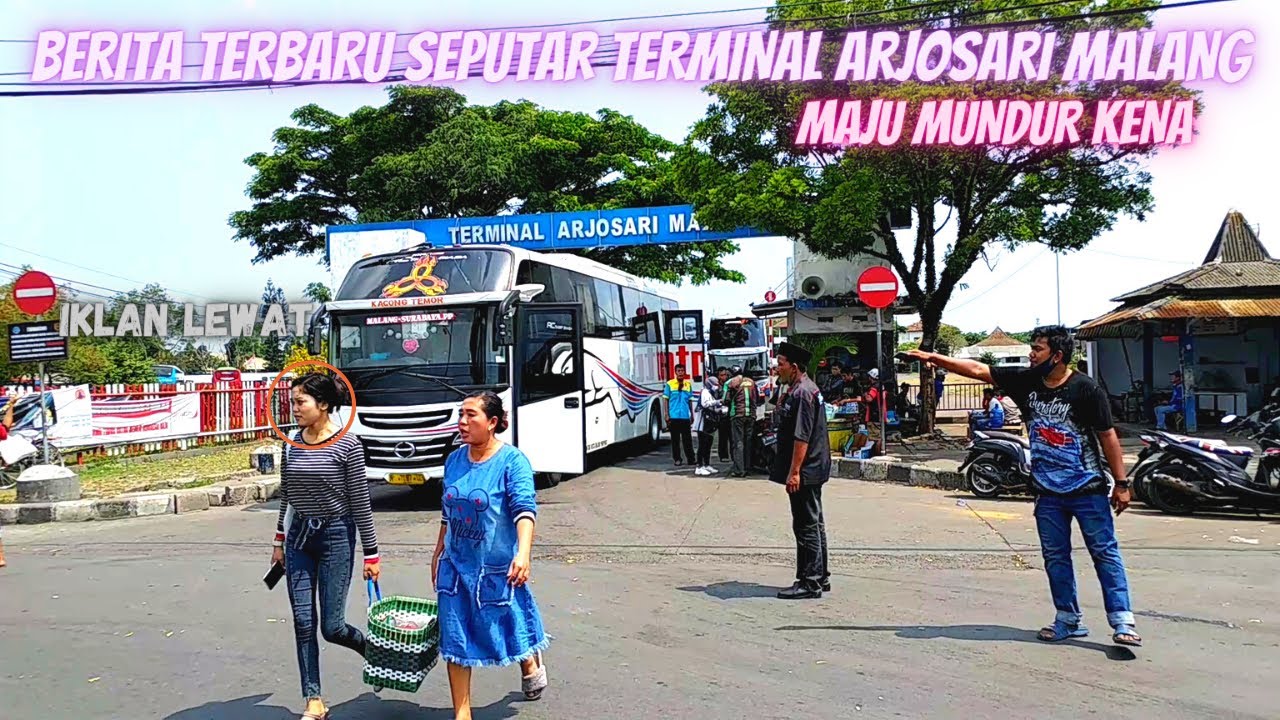 Aktivitas Bus AKAP & AKDP di Terminal Arjosari Malang