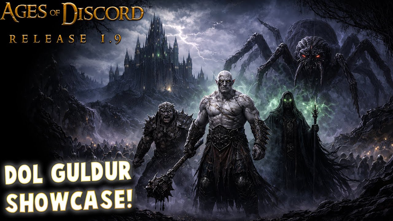 New Dol Guldur Faction Showcase | Ages of Discord Mod v1.9  | How to play Dol Guldur?