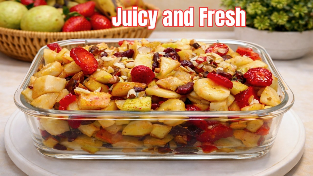Ramzan Special Fruit Chaat Recipe | Easy & Healthy Iftar Fruit Chaat