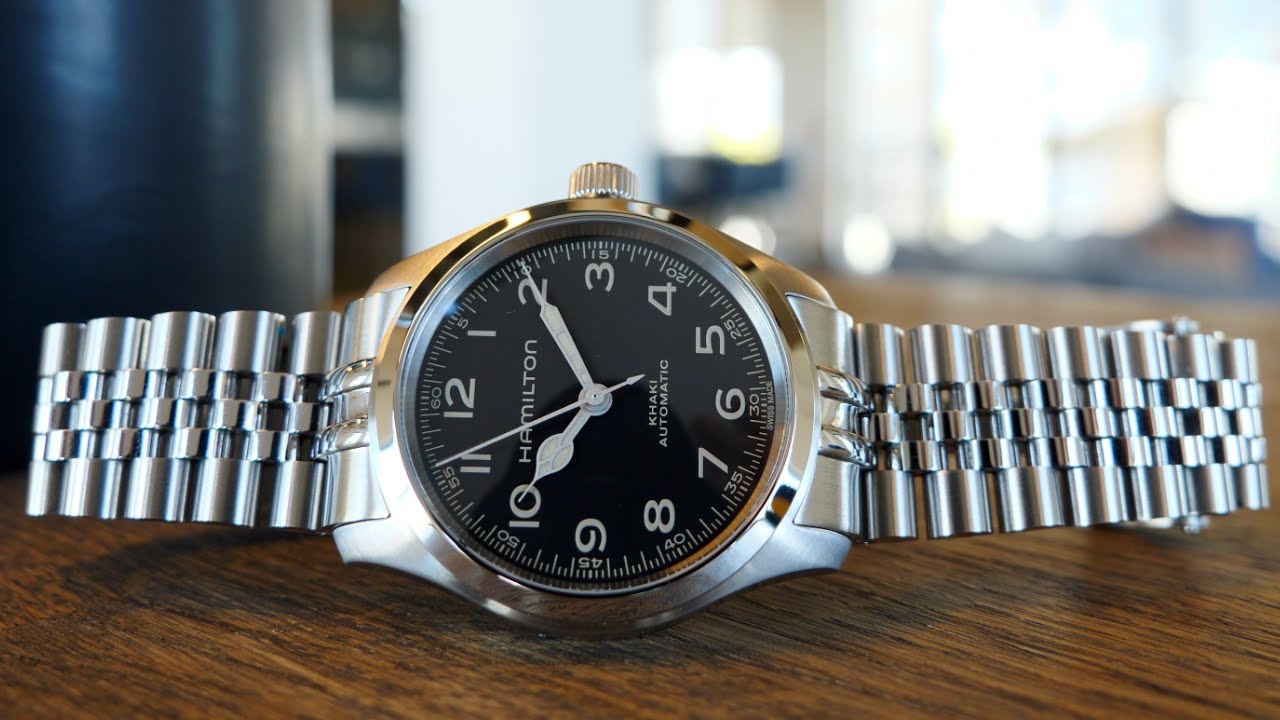 Hamilton Khaki Field Murph 38mm - Bracelet Strapcode Super JUB II Seiko Alpinist SARB017