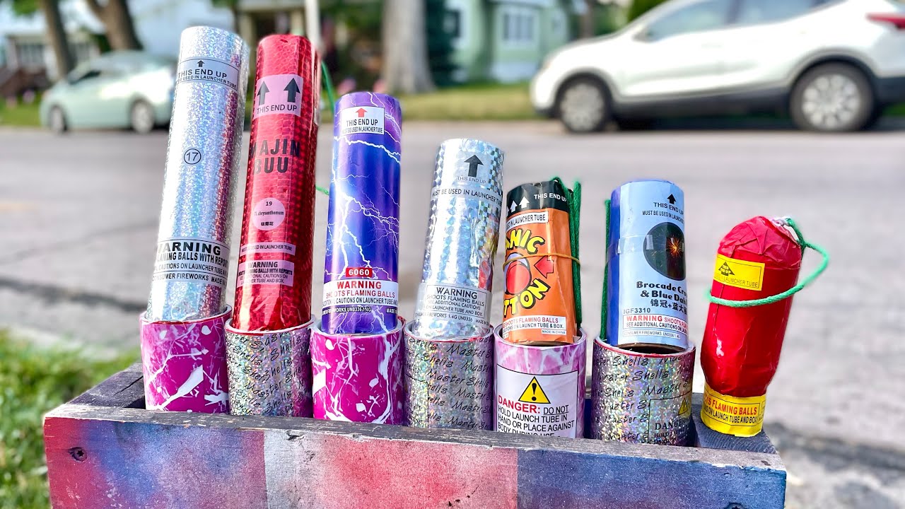 Firework Salute Shell Comparison 2025!