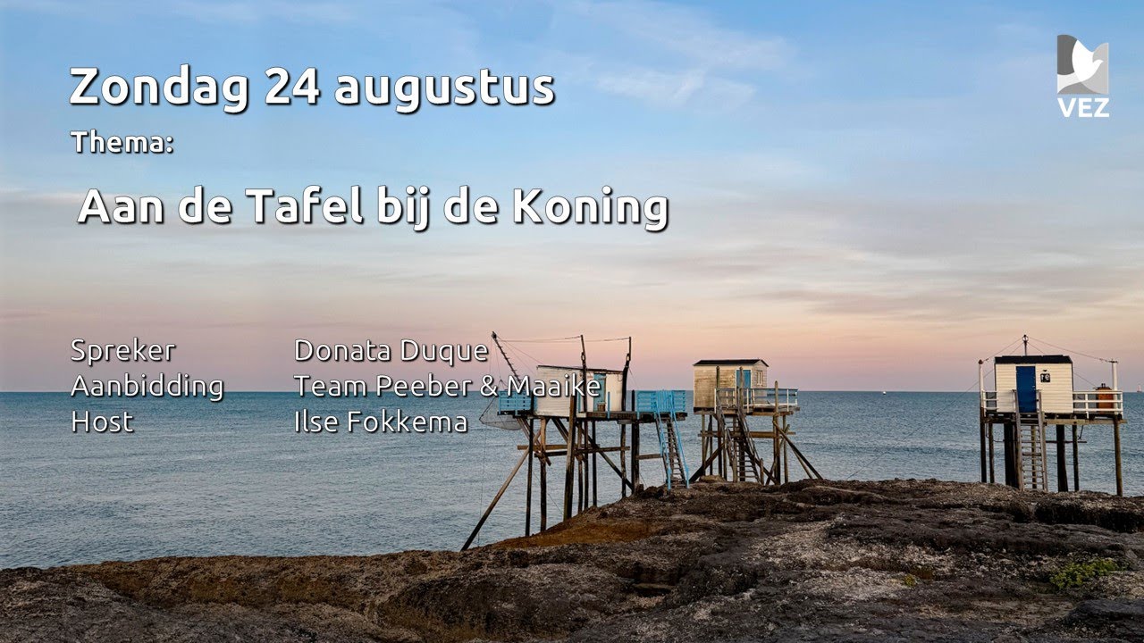 Zondag 24 augustus 2025 | Donata Duque "Aan de Tafel bij de Koning"