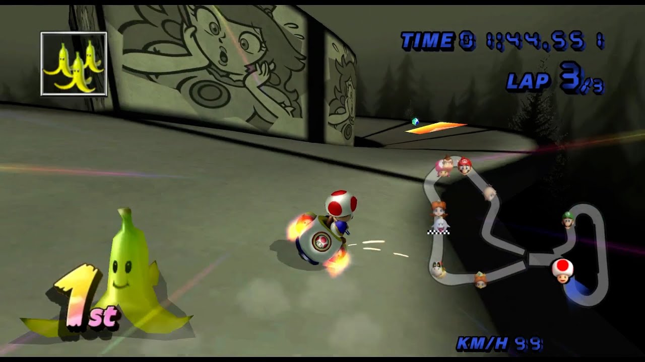 Mario Kart® Wii - SW2 Boo Cinema [Toad Gameplay]