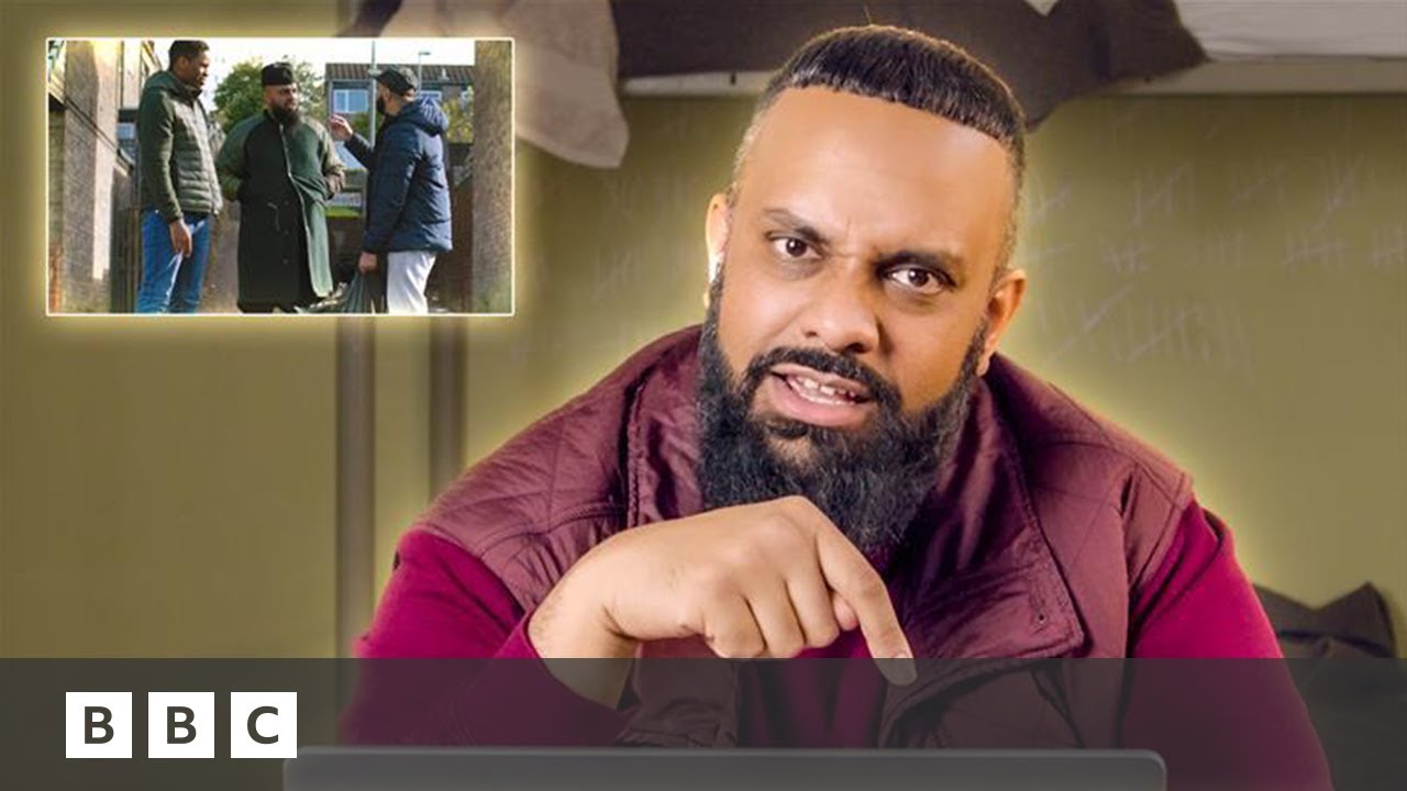 Guz Khan Reacts To Hilarious Moments from Man Like Mobeen | Man Like Mobeen - BBC