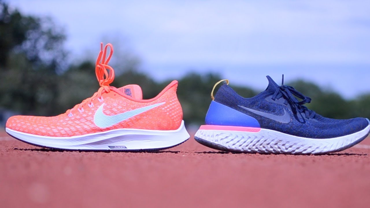 NIKE PEGASUS 35 VS  EPIC REACT FLYKNIT
