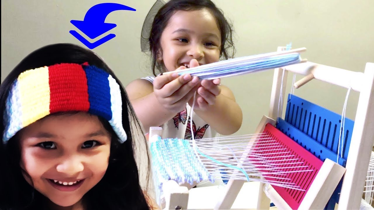 Lavievert Wooden Multi Craft Weaving Loom DIY Hand Knitting Weaving Machine Intellectual Kids Toys