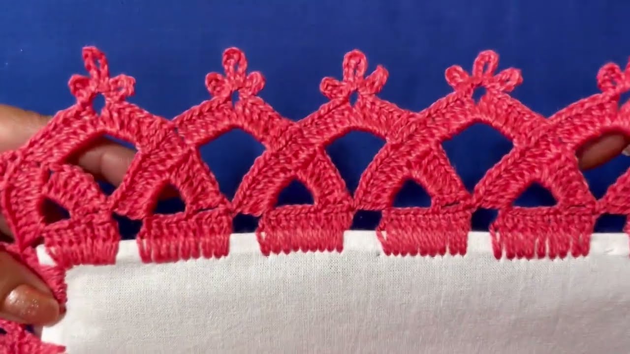 🌈¡¡ NUEVA !! puntilla de una sola vuelta 🧵PUNTILLA 312 🌸🍂