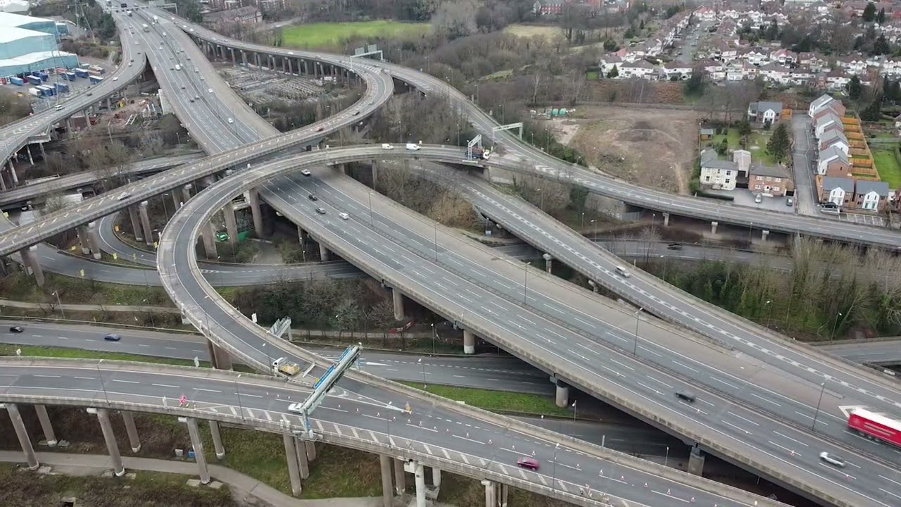 Spaghetti Junction M6 -Birmingham, UK