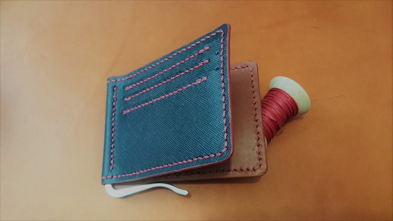 Making a Money Clip wallet [Free pattern + 3D configurator]