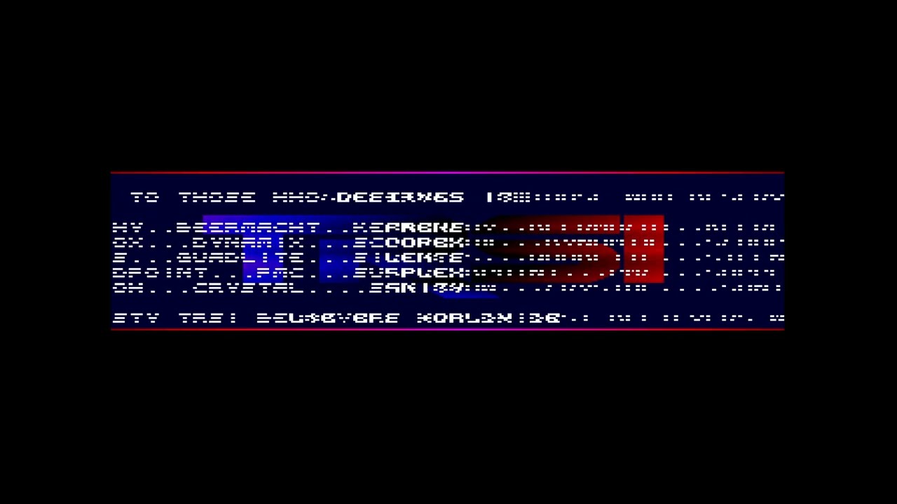 TRSi - Arnie 2 Cracktro (Amiga Demoscene) (Cracktro Week!)