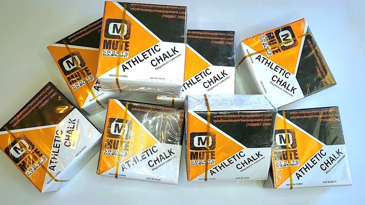 Full Box of Plain Jane Mute Gym Chalk ~ ASMR