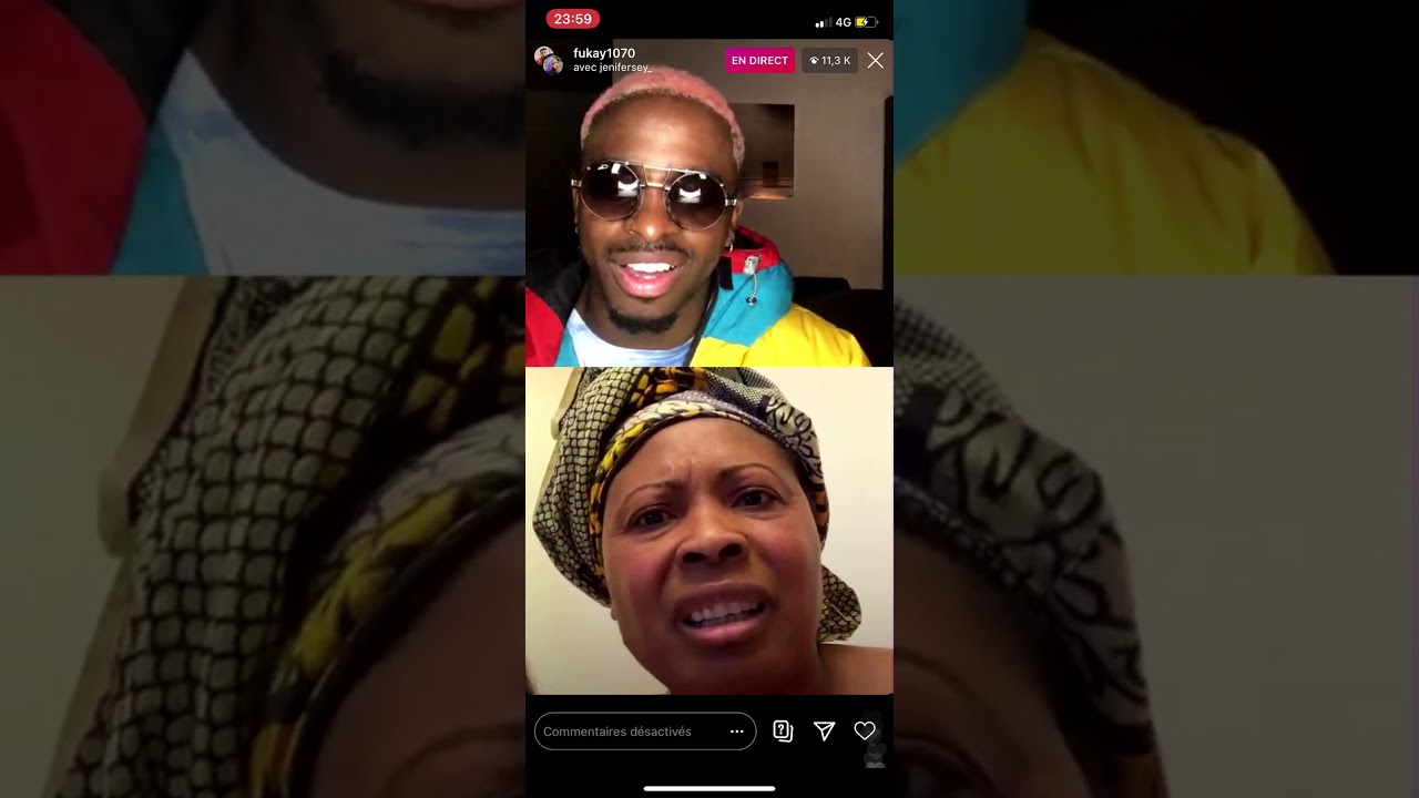 @jenifersey_ prank sa maman avec @Fukay1070 et Mr Boris becker « Maman je suis en...... »😂