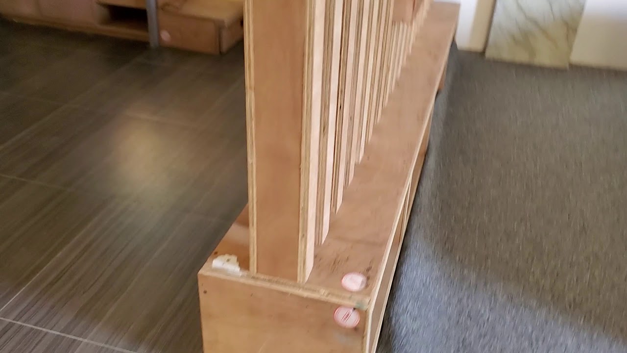 Wood panel home divider partition part 1