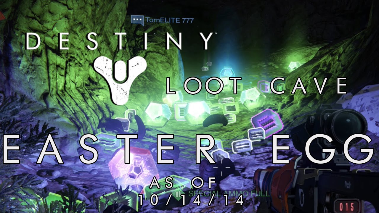 Destiny Loot Cave Easter Egg