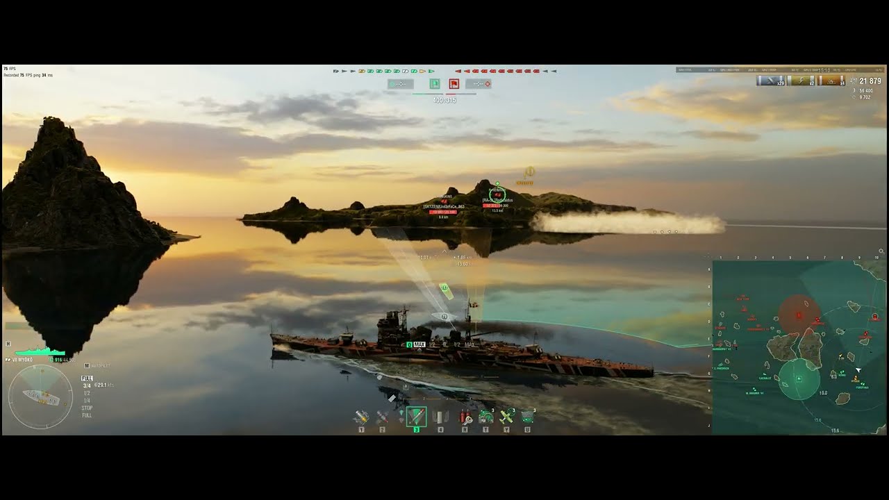Last Game Ever in Myoko World of Warships