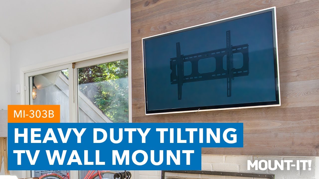 Heavy-Duty Tilting & Locking Low Profile TV Wall Mount | MI-303B (Features)