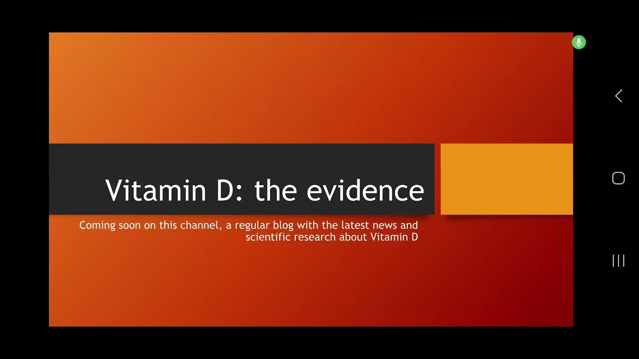 NEW! Vitamin D Channel Launch