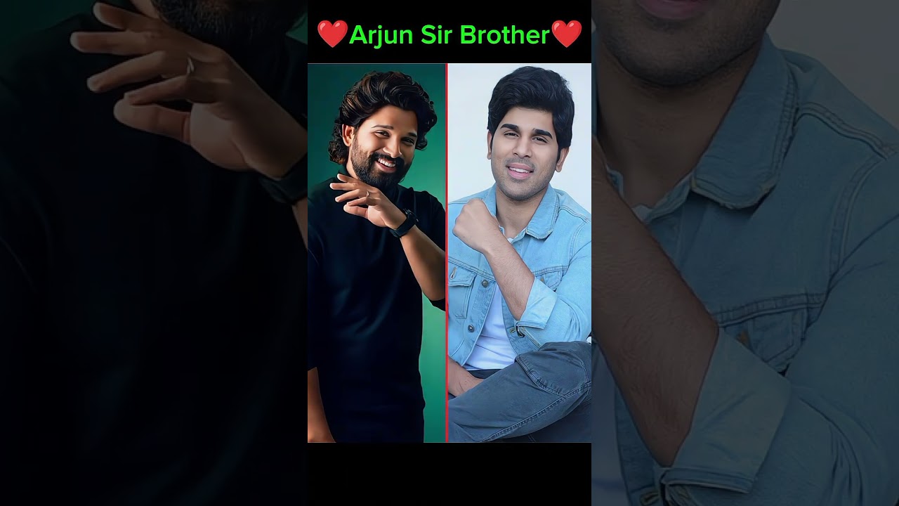 South Indian Actor Allu Arjun Family❤️#alluarjun #arjun #south #song #family
