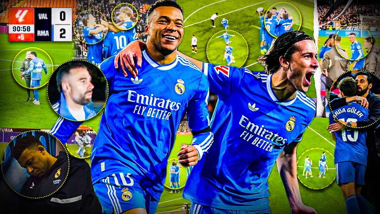 Lo que NO SE VIO del 0-2 del Real Madrid al Valencia (y enfados)