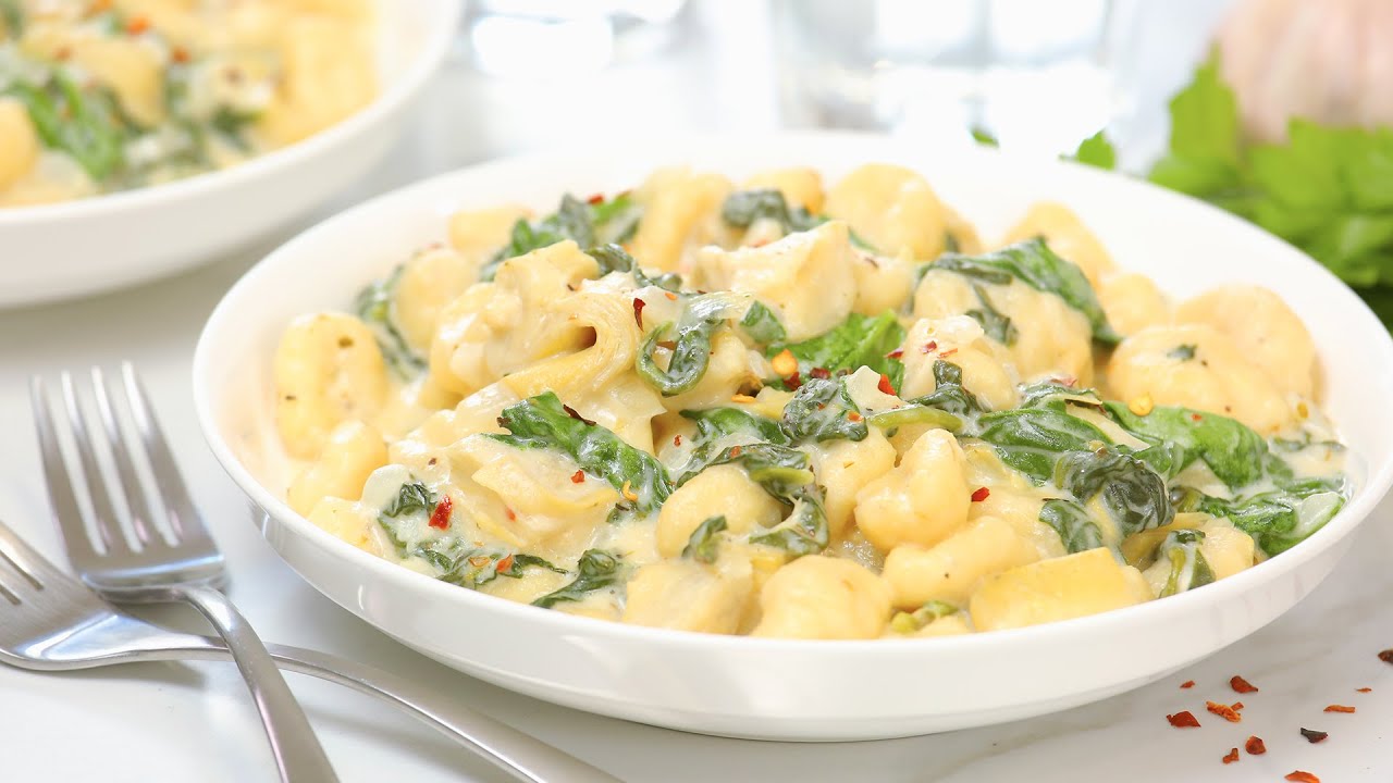 Spinach & Artichoke Gnocchi Recipe | 15 Minute Fall Comfort Food