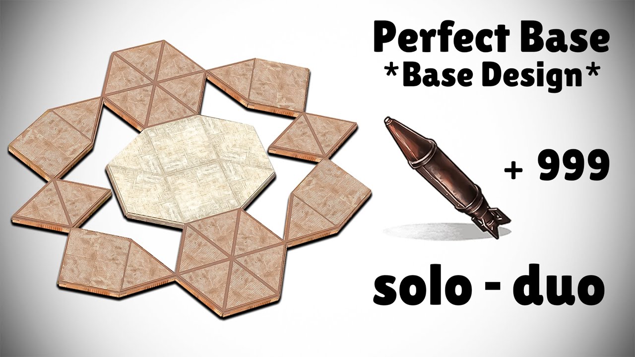 Rust - Perfect Base 2x1 for SOLO - DUO design | +999 rockets
