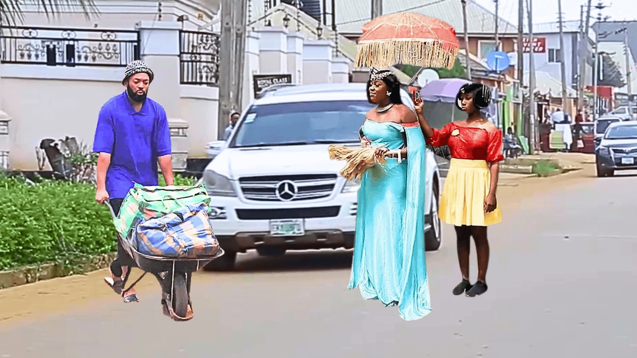How The Poor Barrow Pusher On The Street Won The Heart Of The Beautiful Princess | Nigerian Movie