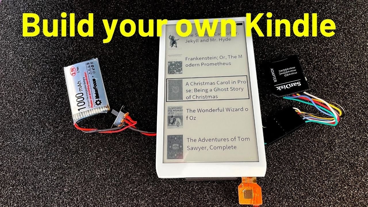 Электронная книга своими руками: создайте свой Kindle с помощью ESP32