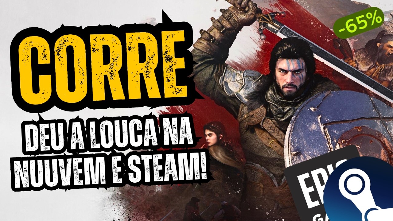 CORRE! Jogos para RESGATE DE GRA&Ccedil;A no pc, PROMO&Ccedil;&Atilde;O STEAM, ofertas de Crimson Desert e fim de 2XKO