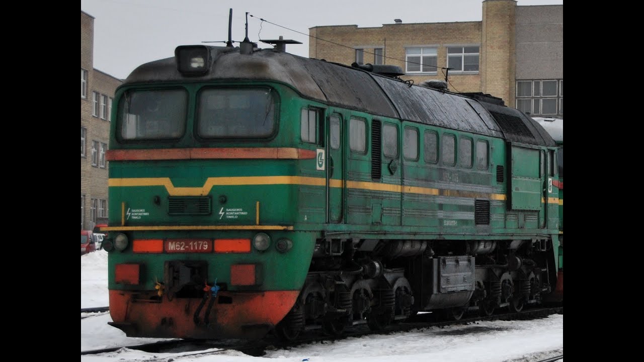 Запуск дизеля тепловоза М62 / M62 Taiga trommel diesel engine startup