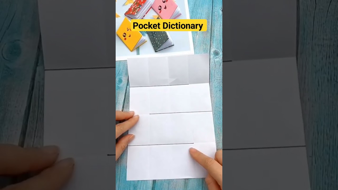 pocket dictionary/mini book /#shorts #shortvideo #kidsvideo #diy #trending