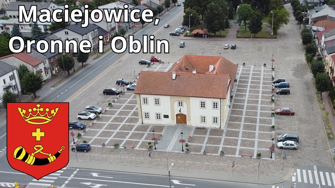 Maciejowice Kościuszkowskie i okolice z lotu ptaka