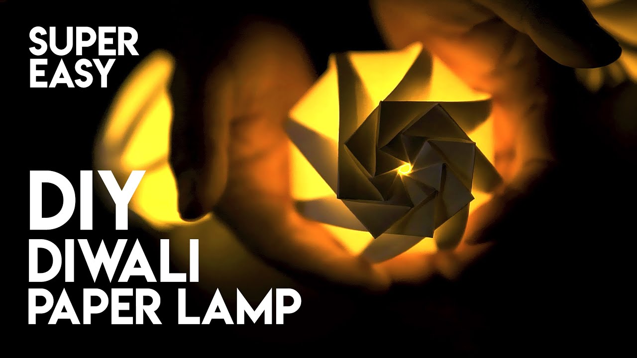 LAST MIN. DIWALI DECOR IDEA | DIY Paper Lamp | In Hindi