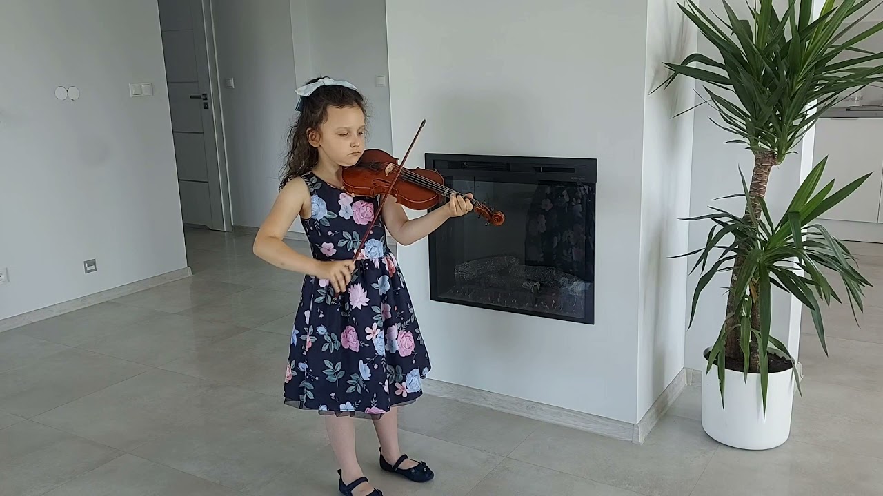 Oscar Rieding - Koncert h-moll  op. 35 cz. I  Lena Kuczyńska 5yo