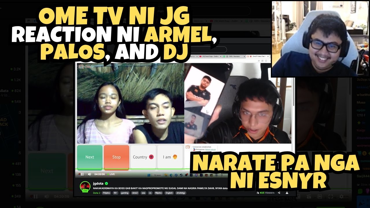 LAUGHTRIP REACTION SA OMETV NI  JG | WITH ARMEL, DJ, AND PALOS | NARATE PA NGA NI ESNYR