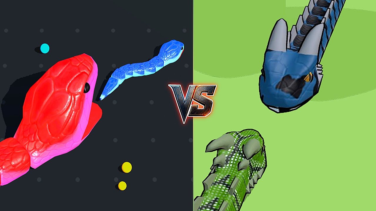 Snake Clash Vs Snake Hero - All Bosses Fight Pro Comparison! Which is One Better?🐍#10