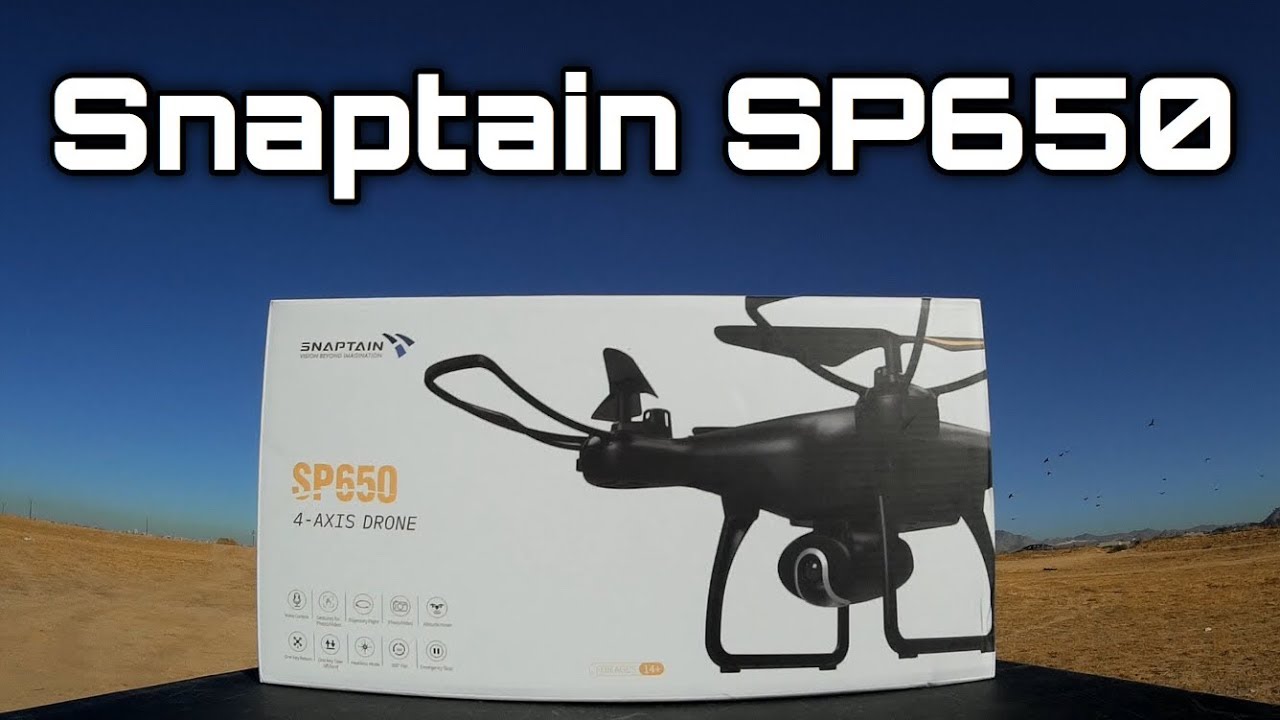 Snaptain SP650 A Good Performing  Wifi FPV Drone  12 minute flight time x 2  👍👍