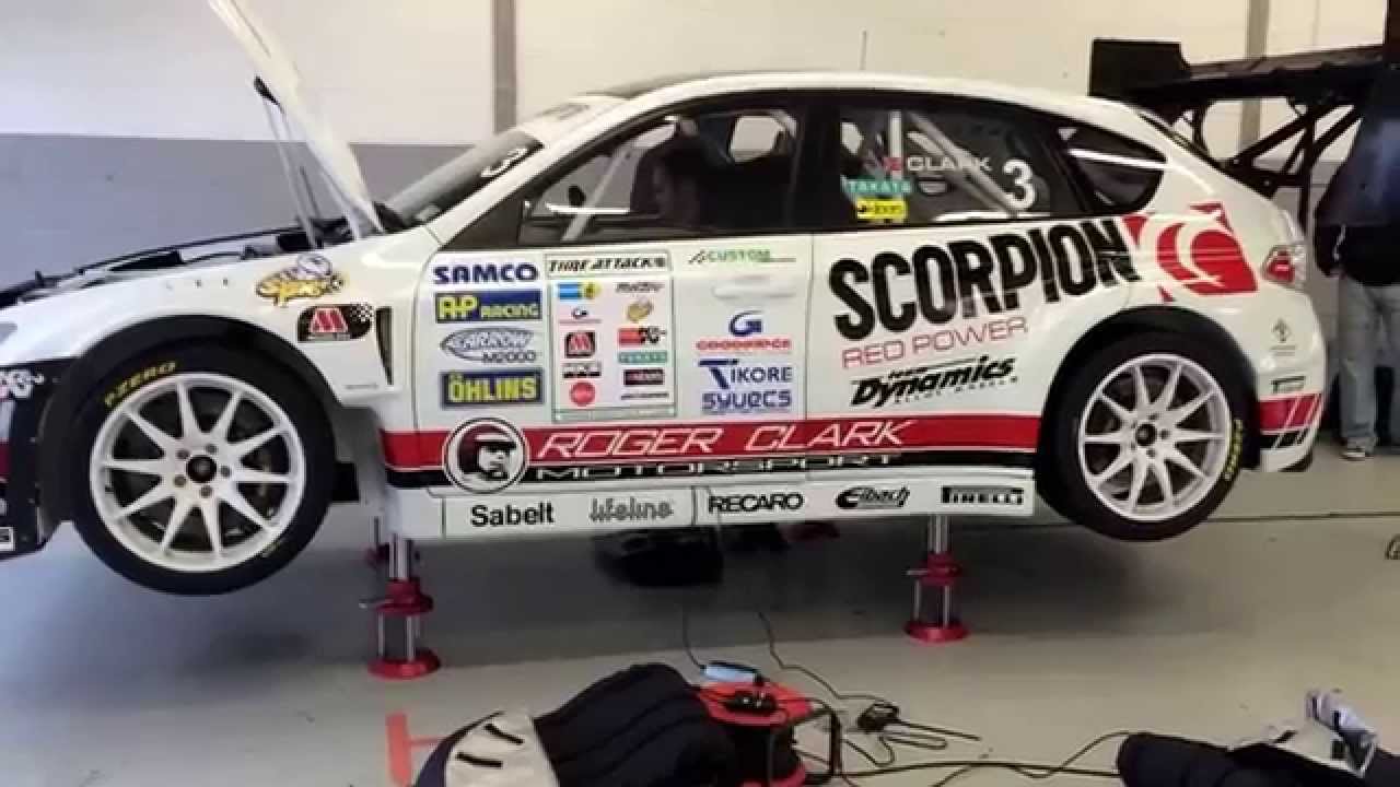 2014 UK Silverstone Time Attack Round 1 Roger Clark Subaru Gobstopper 2 - Blow Out