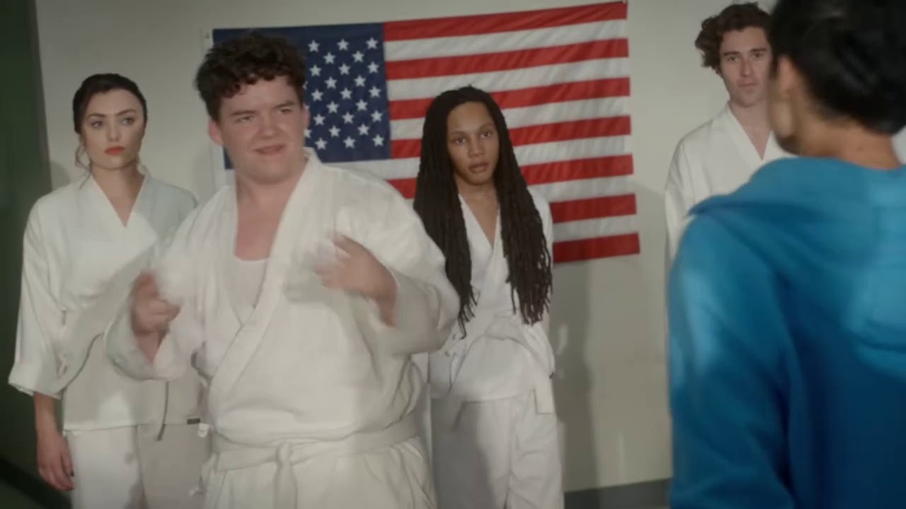 Kyler Beats Up AssFace , And Kreeses Training in War Scene - Cobra Kai S3 Ep 6
