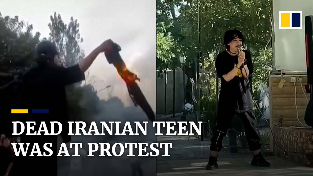 New video reportedly shows Iranian teen burning her headscarf before she died