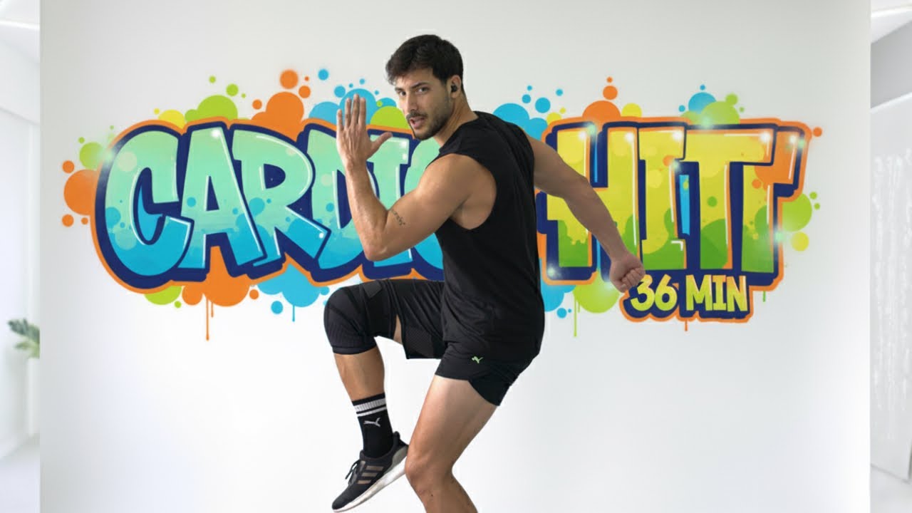 36 MIN CARDIO HIIT INTENSO PARA QUEIMAR GORDURA ATÉ DEPOIS DO TREINO