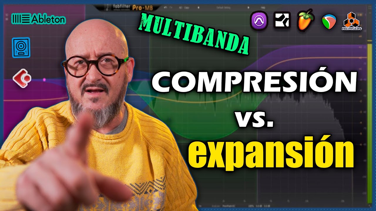 🌟COMPRESIÓN Vs  EXPANSIÓN Multibanda en la MEZCLA Ejemplos PRÁCTICOS