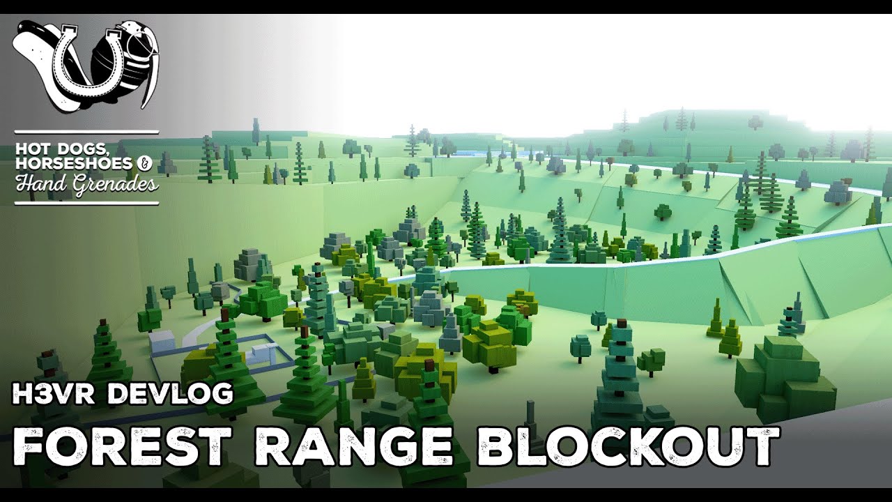 H3VR Devlog - New Forest Range Blockout