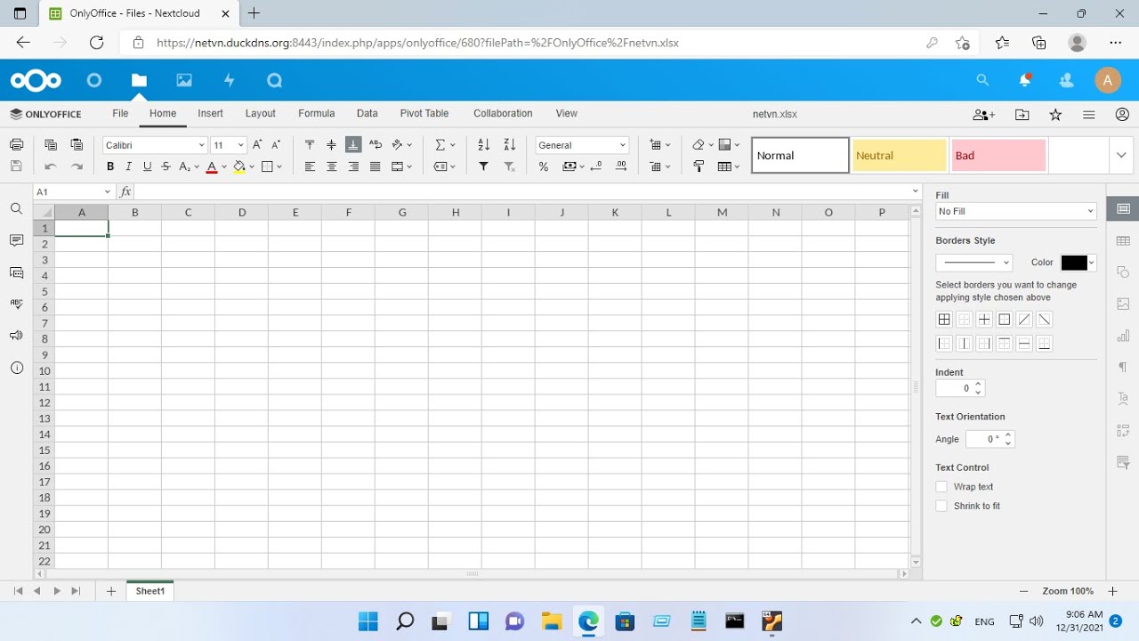 Как установить ONLYOFFICE на Nextcloud, например Google Docs, Sheets