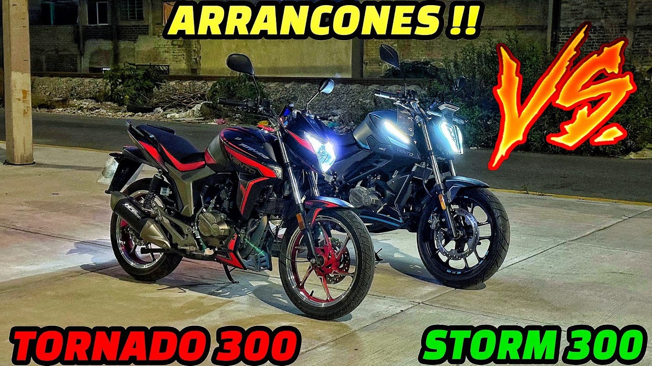 VENTO STORM 300 VS VENTO TORNADO 300🏁NO ESPERABA ESTE RESULTADO😱GANÓ EN TODAS!!😳 MEJOR QUE ITALIKA?