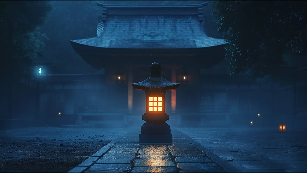 Japanese Zen Deep Night – Silent Calm for Stress Relief