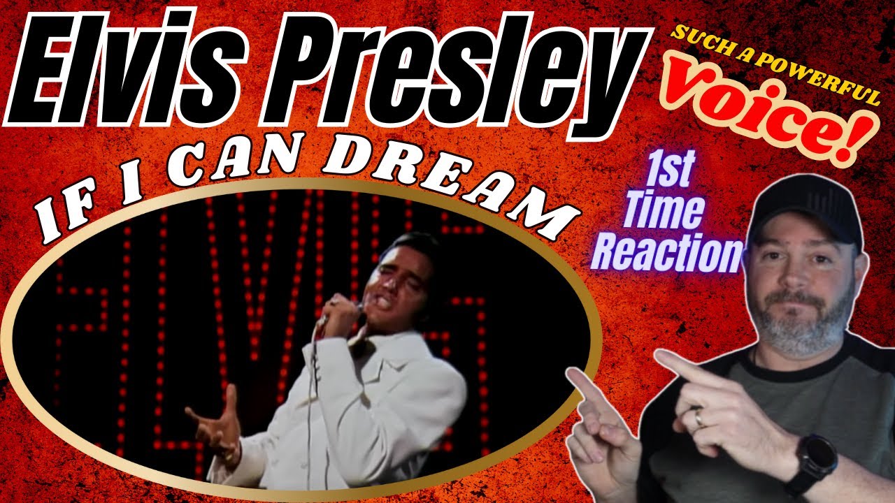 Elvis Presley- If I Can Dream (Official Live Performance) Reaction -  What a Powerful Message!