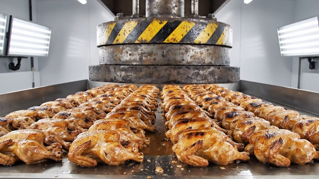 Grilled Whole Chicken positioned beneath a massive