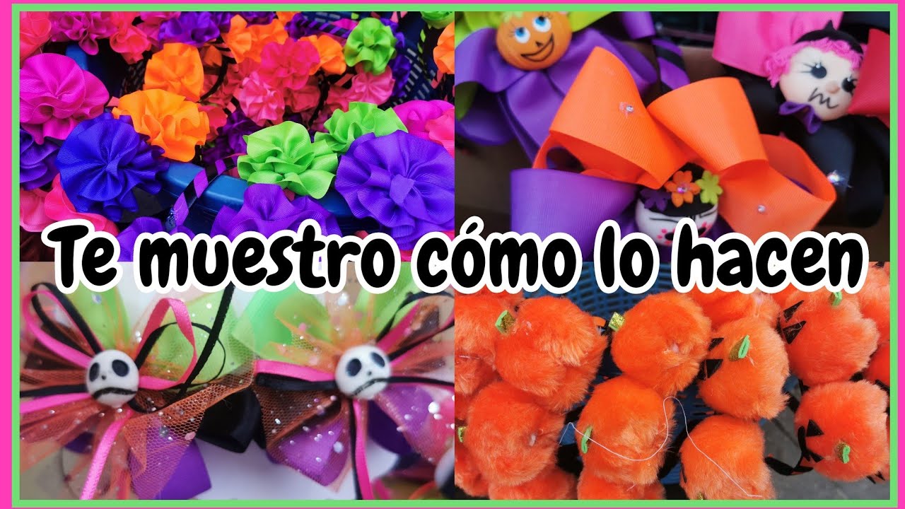 🎃Encontré al FABRICANTE de diademas de flores y moños para DÍA de MUERTOS / HALLOWEEN