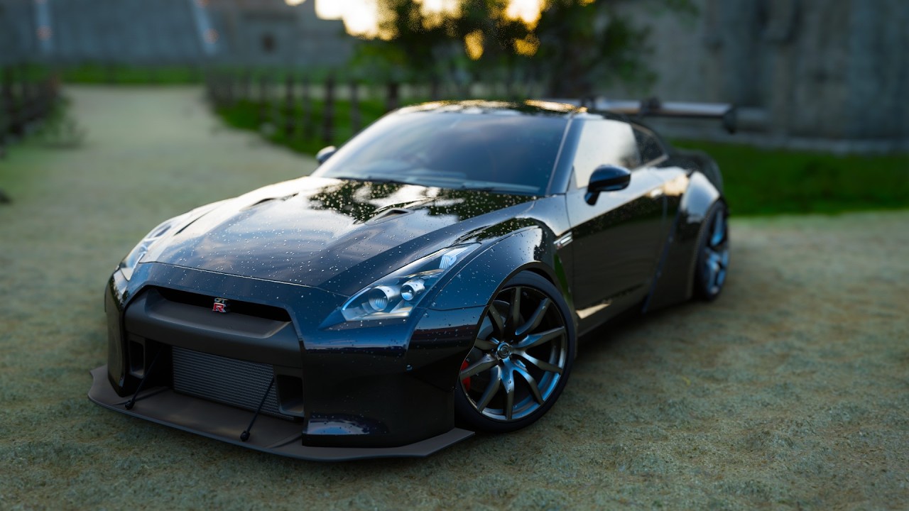 Nissan GT-R R35 - Forza Horizon 5 | Steering Wheel Gameplay
